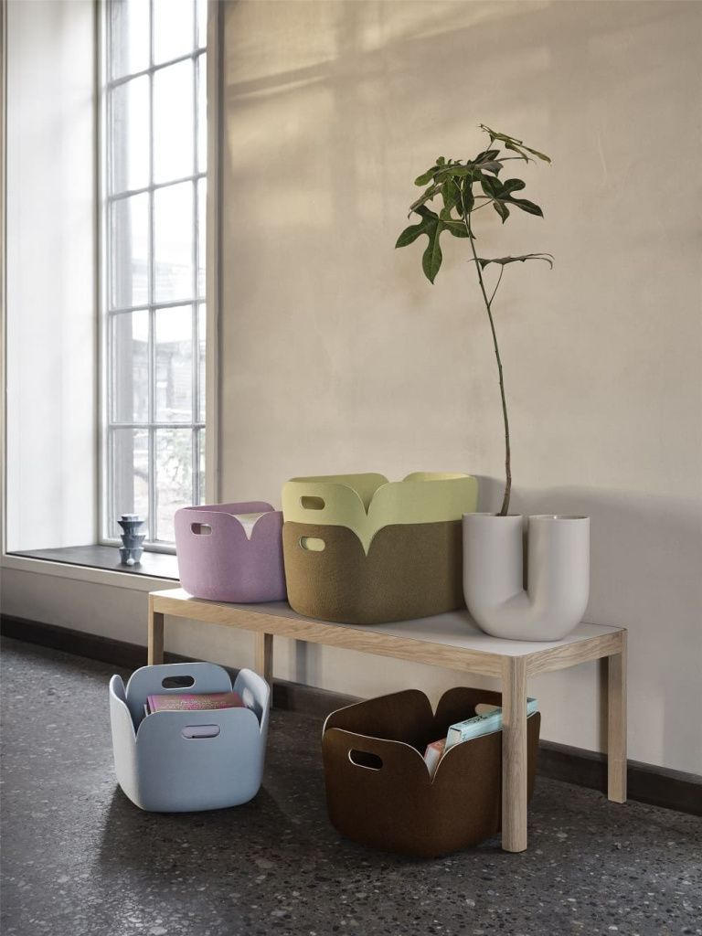 Корзина Restore Basket Beige Green