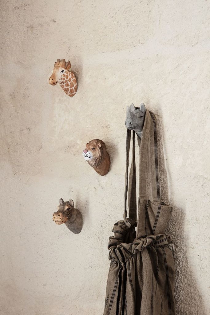 Крючок Animal Hand-Carved Hook Giraffe