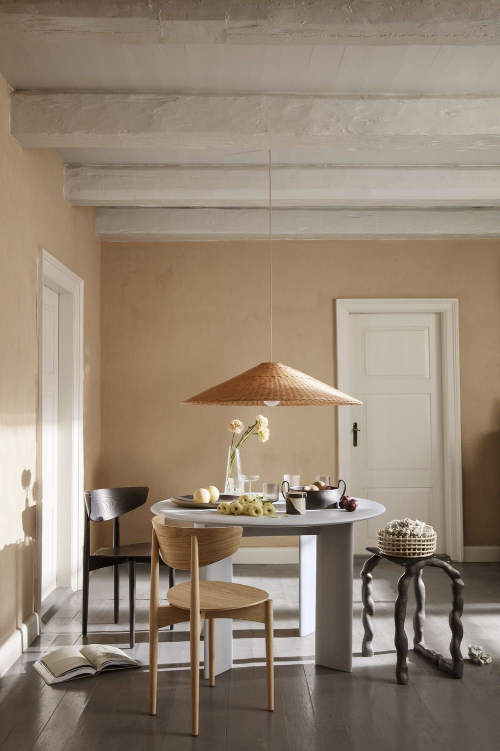 Светильник потолочный Dou Lampshade Ø90 Natural