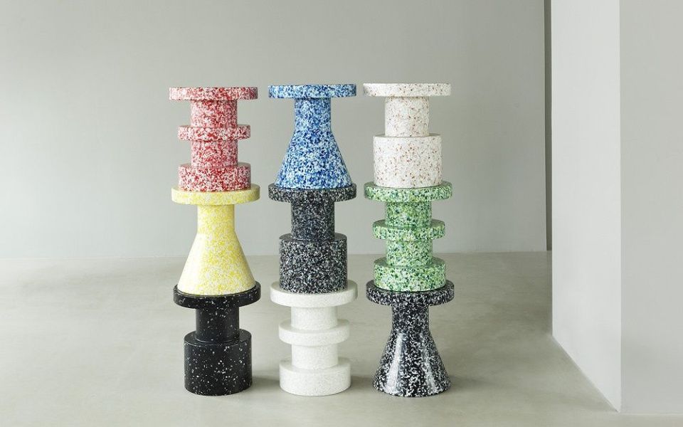 Столик Bit Stool White Multi