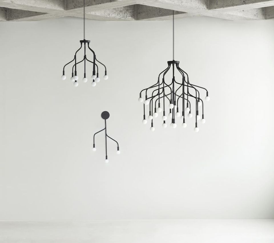 Светильник потолочный Vekst Lamp Large Black