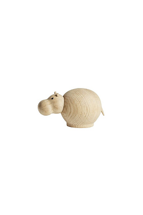 Декоративная фигура Hibo Hippopotamus Oak Small
